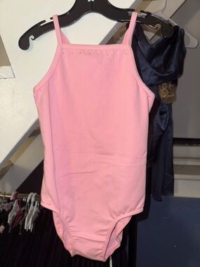 Girls' Pink Sleeveless Bodysuit